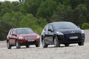 Comparatif : Peugeot 3008 1.6 HDi 110 Confort Pack / Nissan Qashqai +2 1.5 dCi 103 Visia : Sables mouvants