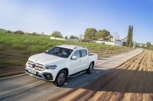 mercedes classe x blanc avant