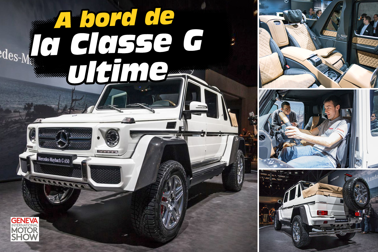 Mercedes-Maybach G 650 Landaulet : le G de tous les superlatifs