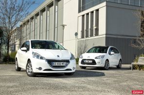 La Peugeot 208 affronte la Citroën C3