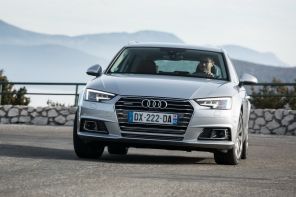 vue avant audi a4 grise 2017