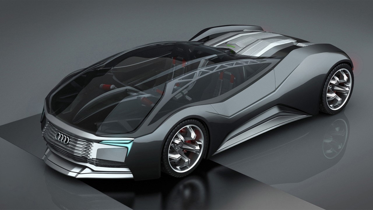 Audi Mesarthim FTron Concept supercar Audi à propulsion nucléaire