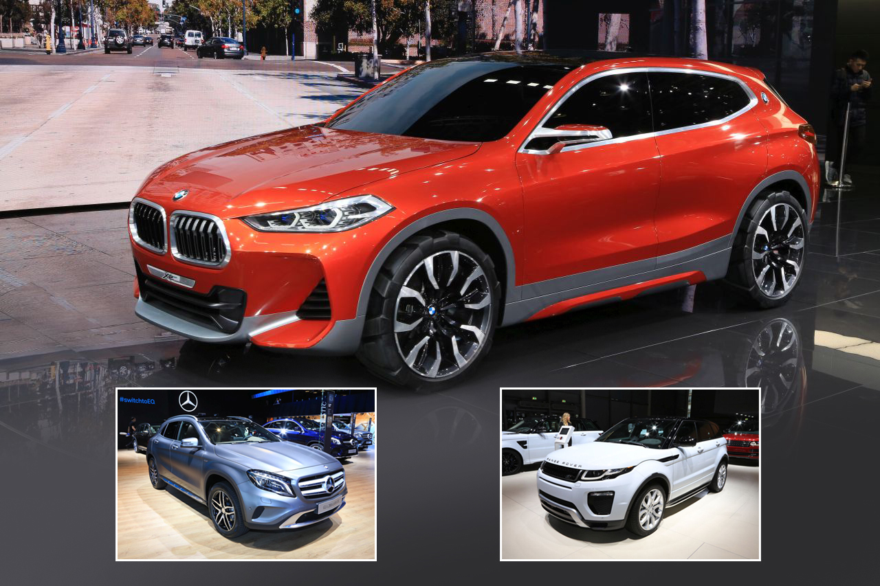 Le BMW X2 face aux Mercedes GLA et Range Rover Evoque - L ...