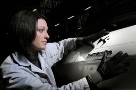 Usine d'assemblage de la DS4 à Mulhouse.