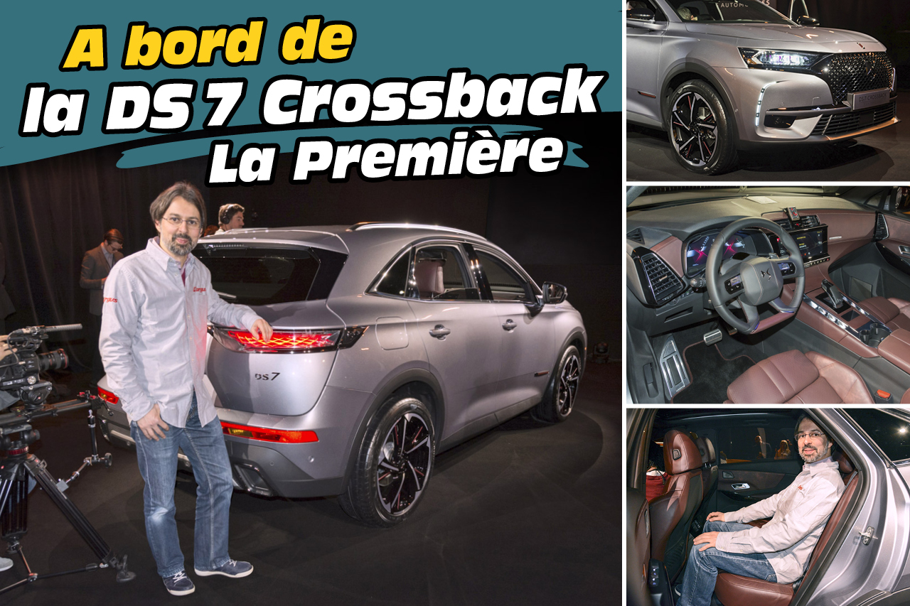 En images : à bord du DS 7 Crossback La Première