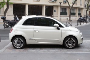 fiat 500 vitres teintées