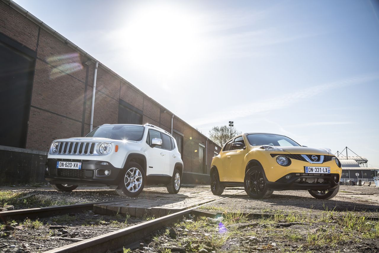 Essai comparatif Jeep Renegade vs Nissan Juke les fortes têtes