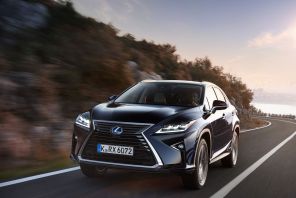 vue avant Lexus RX 450h 2016