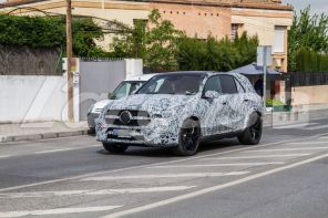Mercedes AMG GLE 63 camouflé spyshot