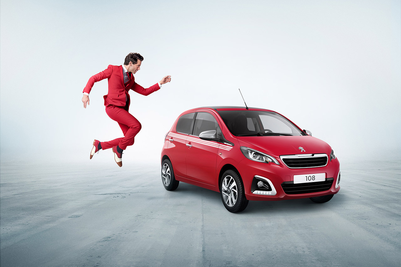 Peugeot 108 Collection : une série spéciale réalisée avec Mika