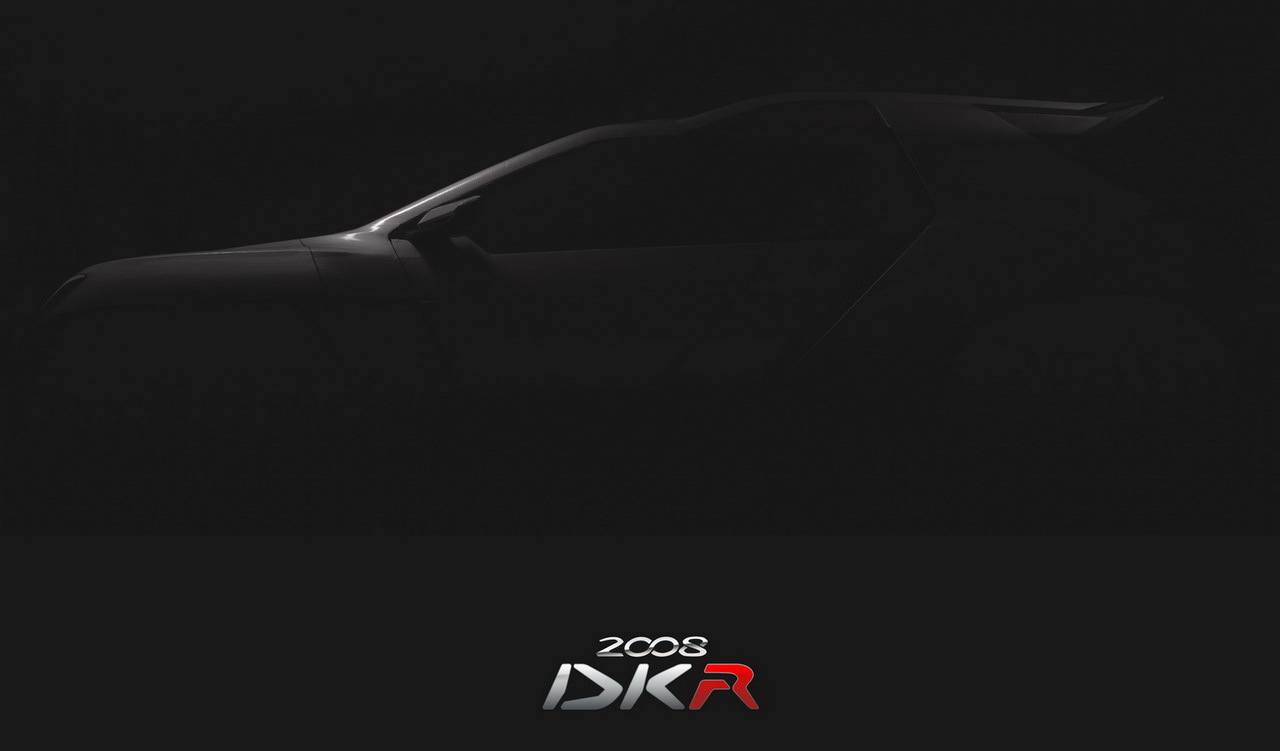 Peugeot dévoile un teaser de la 2008 DKR en attendant sa révélation au salon de Pékin 2014, début avril.