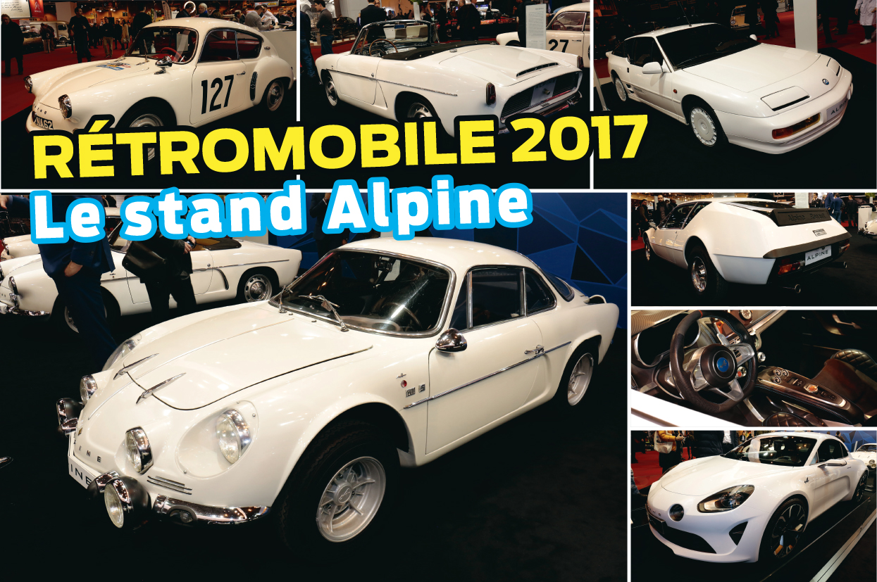 Rétromobile 2017 : le stand Alpine en images