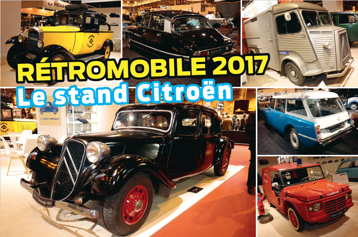 Rétromobile 2017 : le stand Citroën en images