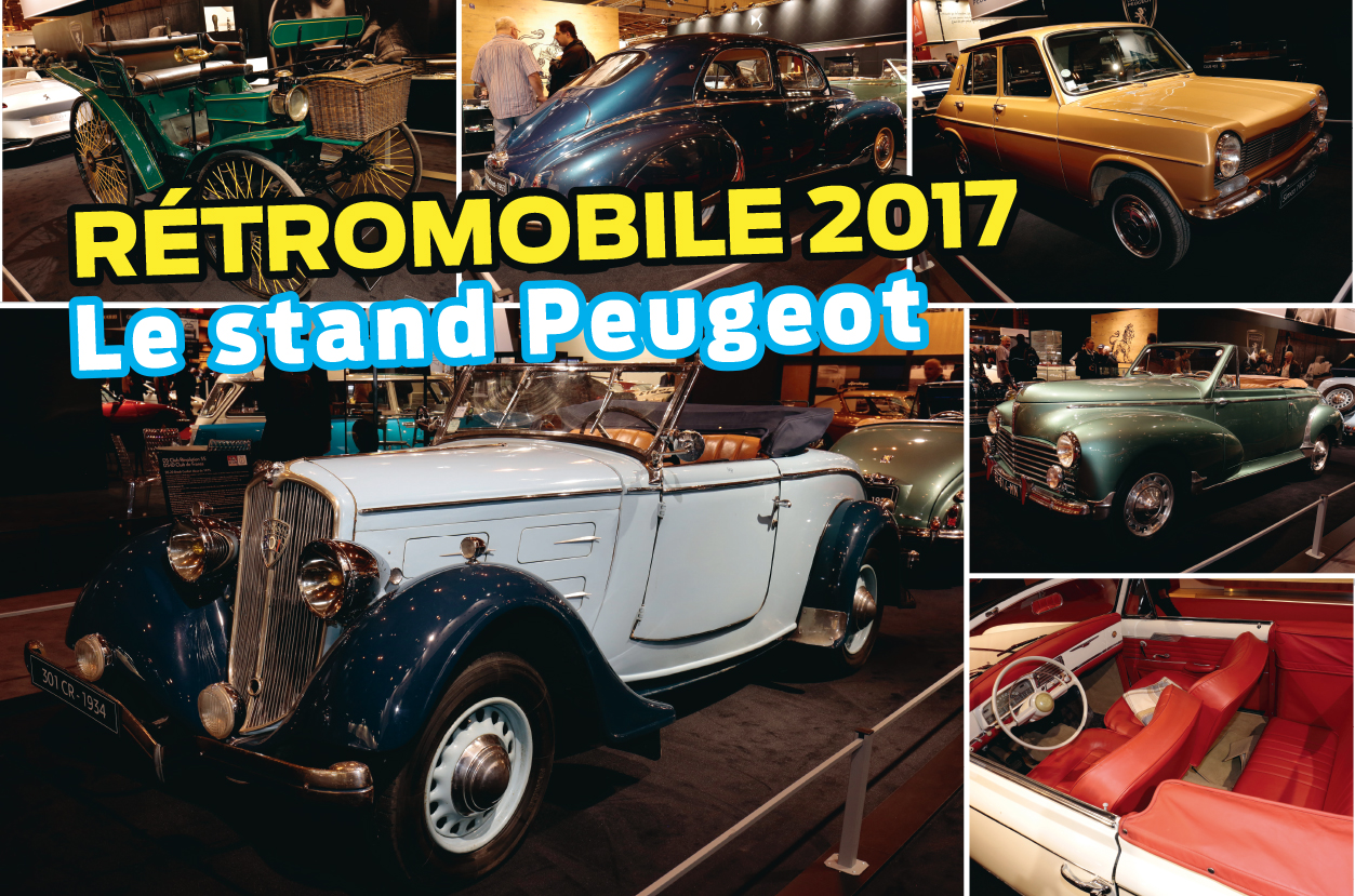 Rétromobile 2017 : tous les modèles du stand Peugeot