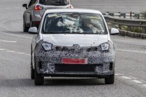 Renault Twingo restylée 2019 vue avant canmouflée