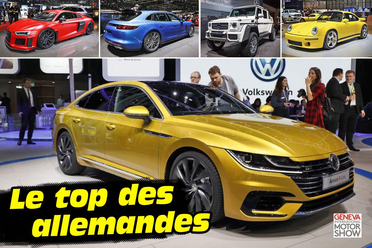 Le top des nouveautés allemandes au salon de Genève 2017