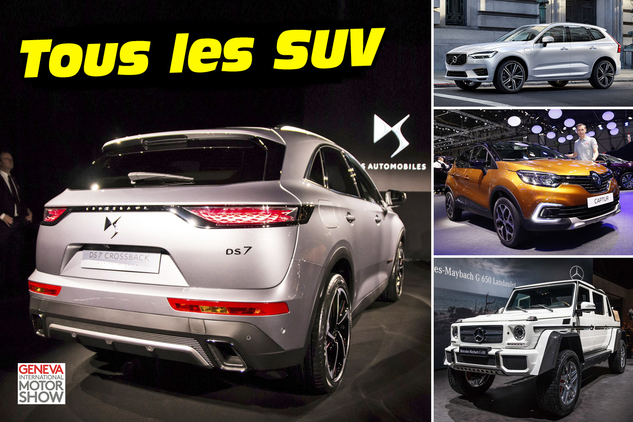 Les nouveaux SUV du salon de Genève 2017