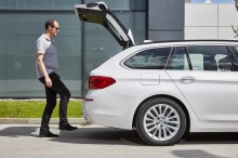 BMW 520d Touring : statique extérieur lunette arrière ouvrante