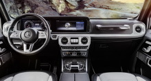 Mercedes classe G 2018 salon de Detroit planche de bord