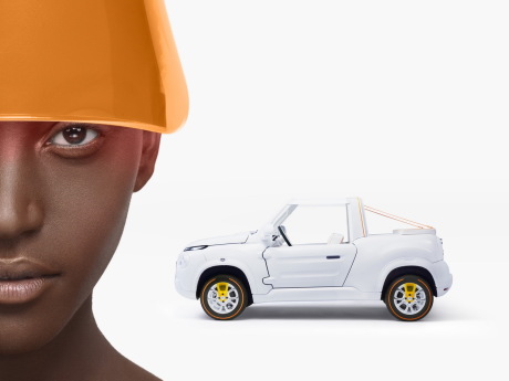 Citroën E-Mehari styled by Courrèges profil