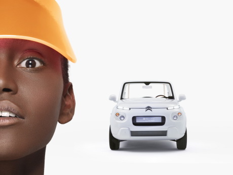 Citroën E-Mehari styled by Courrèges face avant