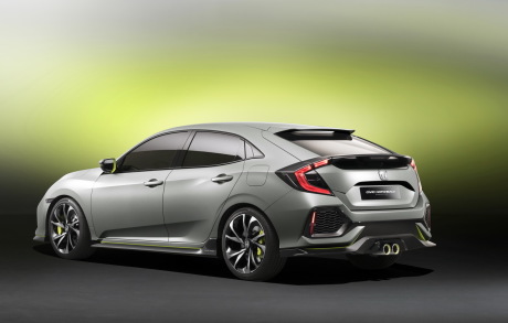 honda civic hatchback concept 2016 arrière