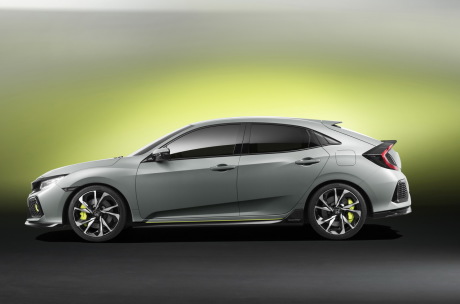 honda civic hatchback concept 2016 profil