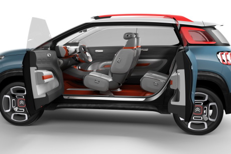 citroen c aircross concept 2017 portes antagoniste