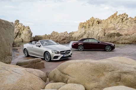 Mercedes Benz Classe E Cabriolet 2017 vue avant couleur grise