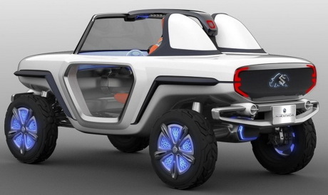 suzki e survivor concept arrière