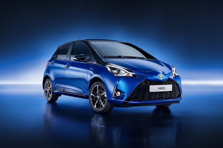 Toyota Yaris 2017 vue avant couleur bleue