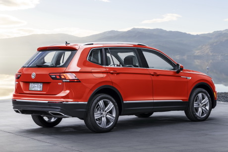 volkswagen tiguan allspace detroit 2017 vue arrière couleur orange