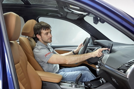 à bord du bmw x3 2017