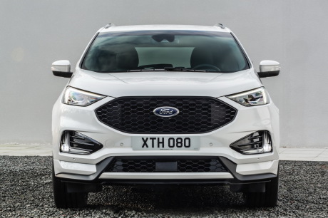 Ford Edge (2018) blanc ST-Line avant