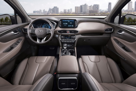 hyundai santa fe 2018 intérieur
