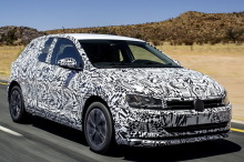 Voici la nouvelle Polo, encore bien camouflée.