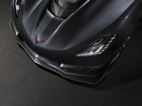 nouvelle Chevrolet Corvette ZR1 2019 capot carbone entrée d'air