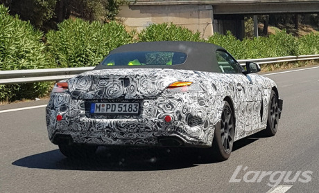 nouveau BMW Z4 2018 camouflé sud de la france
