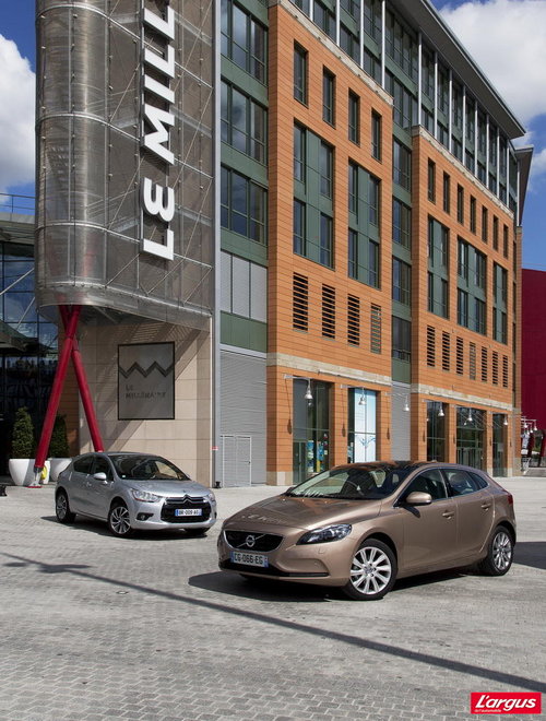 La Volvo V40 affronte la Citroën DS4