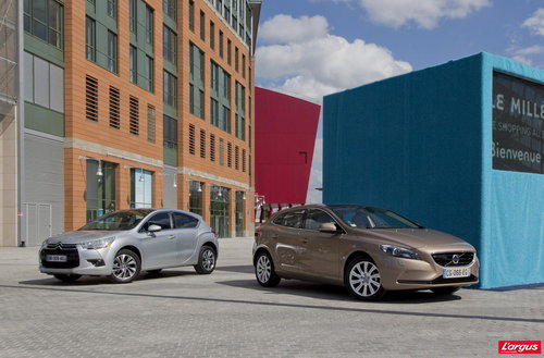 La Volvo V40 affronte la Citroën DS4