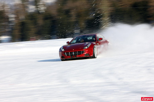 Ferrari FF Ferrari on ice, extrême sensation