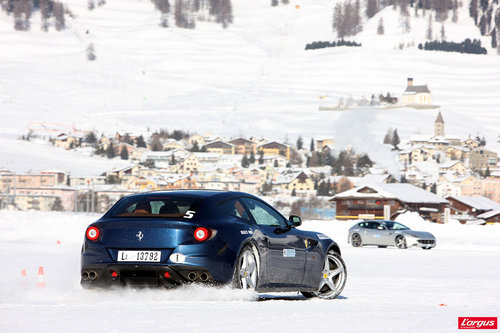 Ferrari FF Ferrari on ice, extrême sensation