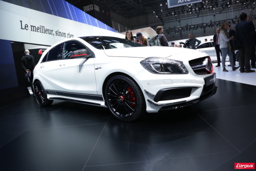 Salon de Genève 2013 Mercedes-Benz Classe A Classe A 45 AMG : un quatre cylindres de 360 chevaux pour 50 000 euros