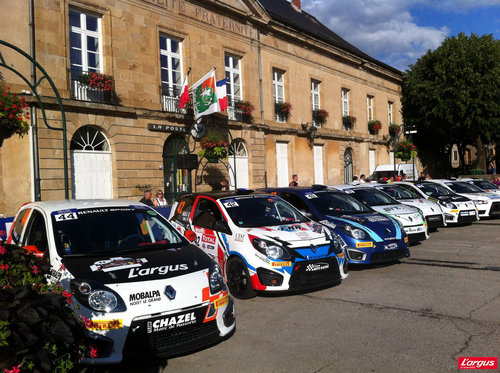 L'argus au rallye du Rouergue en Twingo R2 Evo