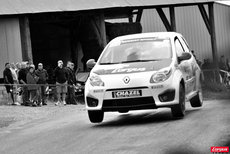 L'argus au rallye du Rouergue en Twingo R2 Evo