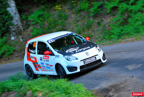 L'argus au rallye du Rouergue en Twingo R2 Evo