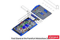 Ford dévoile son stand du salon de Francfort
