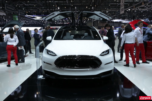 Salon de Genève 2013 Tesla Tesla Et maintenant le monospace électrique Model X