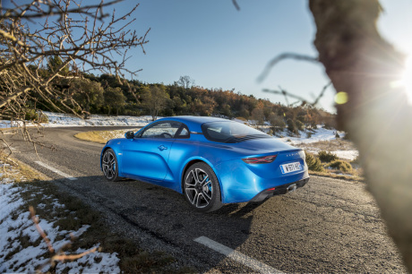 Alpine A110 essai statique arrière gauche