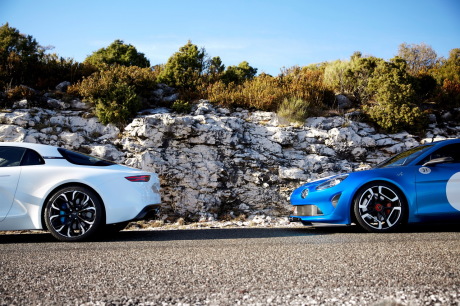 Alpine vision 2016 profil blanche bleue